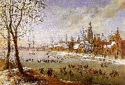 Daniel van Heil The Pleasures of Winter painting